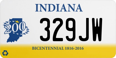 IN license plate 329JW