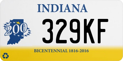 IN license plate 329KF