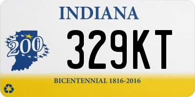 IN license plate 329KT