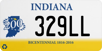 IN license plate 329LL