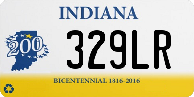 IN license plate 329LR