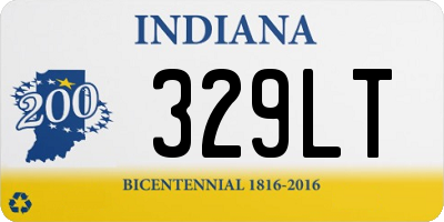 IN license plate 329LT