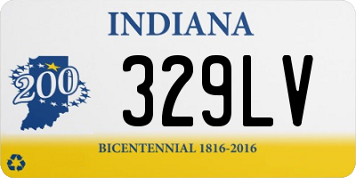 IN license plate 329LV