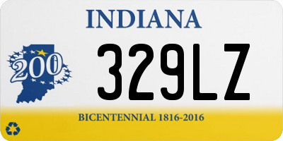 IN license plate 329LZ