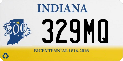 IN license plate 329MQ