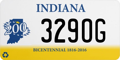 IN license plate 329OG