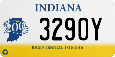 IN license plate 329OY
