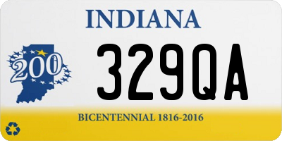 IN license plate 329QA