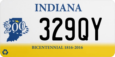 IN license plate 329QY