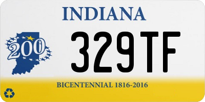 IN license plate 329TF