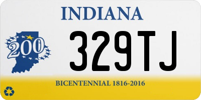 IN license plate 329TJ