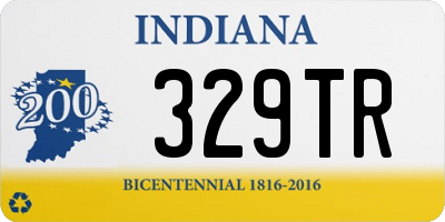 IN license plate 329TR