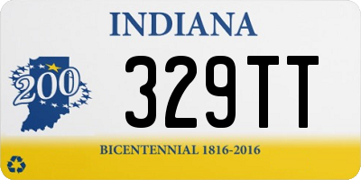 IN license plate 329TT