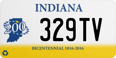 IN license plate 329TV