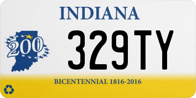 IN license plate 329TY