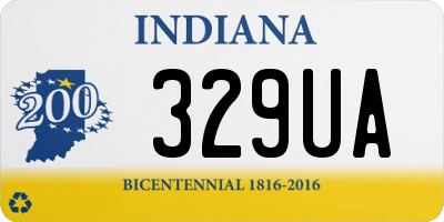 IN license plate 329UA