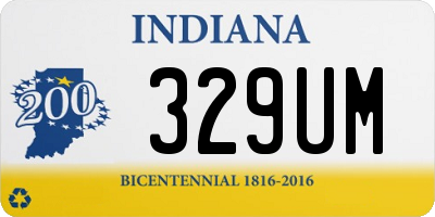 IN license plate 329UM