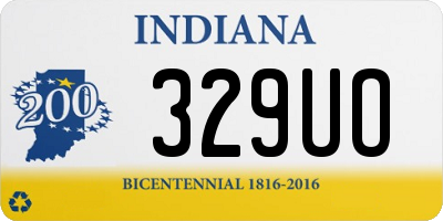 IN license plate 329UO