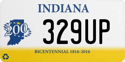 IN license plate 329UP