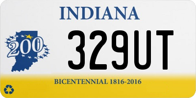 IN license plate 329UT