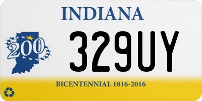 IN license plate 329UY