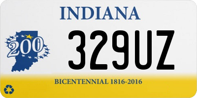 IN license plate 329UZ