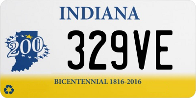 IN license plate 329VE