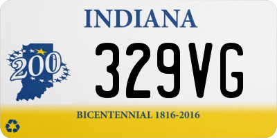 IN license plate 329VG