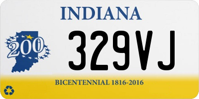 IN license plate 329VJ