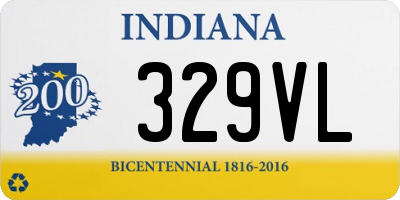 IN license plate 329VL