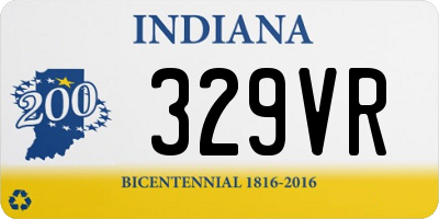 IN license plate 329VR