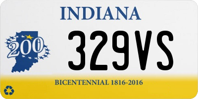 IN license plate 329VS