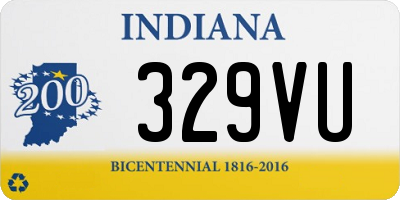 IN license plate 329VU