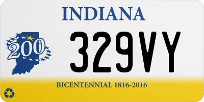 IN license plate 329VY