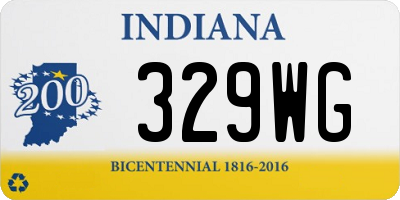 IN license plate 329WG