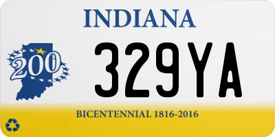 IN license plate 329YA