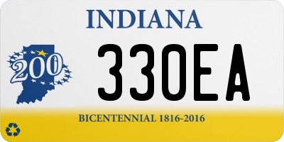 IN license plate 330EA