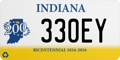 IN license plate 330EY