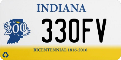 IN license plate 330FV