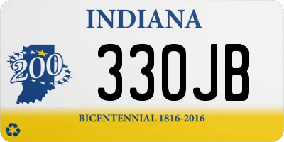 IN license plate 330JB