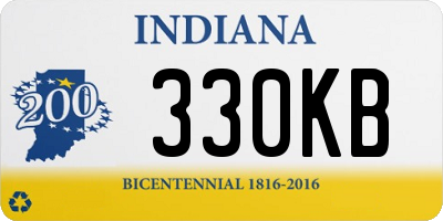 IN license plate 330KB