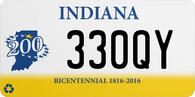 IN license plate 330QY