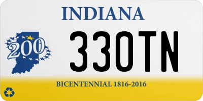 IN license plate 330TN