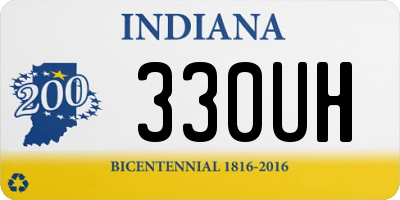 IN license plate 330UH