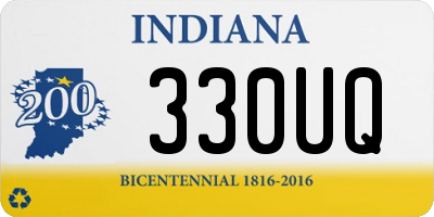 IN license plate 330UQ