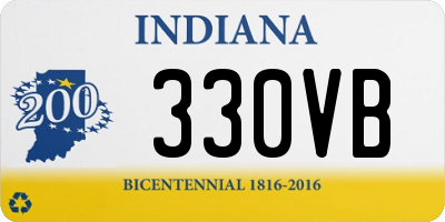 IN license plate 330VB