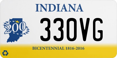 IN license plate 330VG