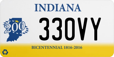 IN license plate 330VY