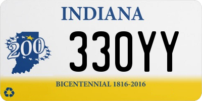 IN license plate 330YY