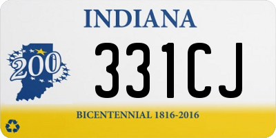 IN license plate 331CJ
